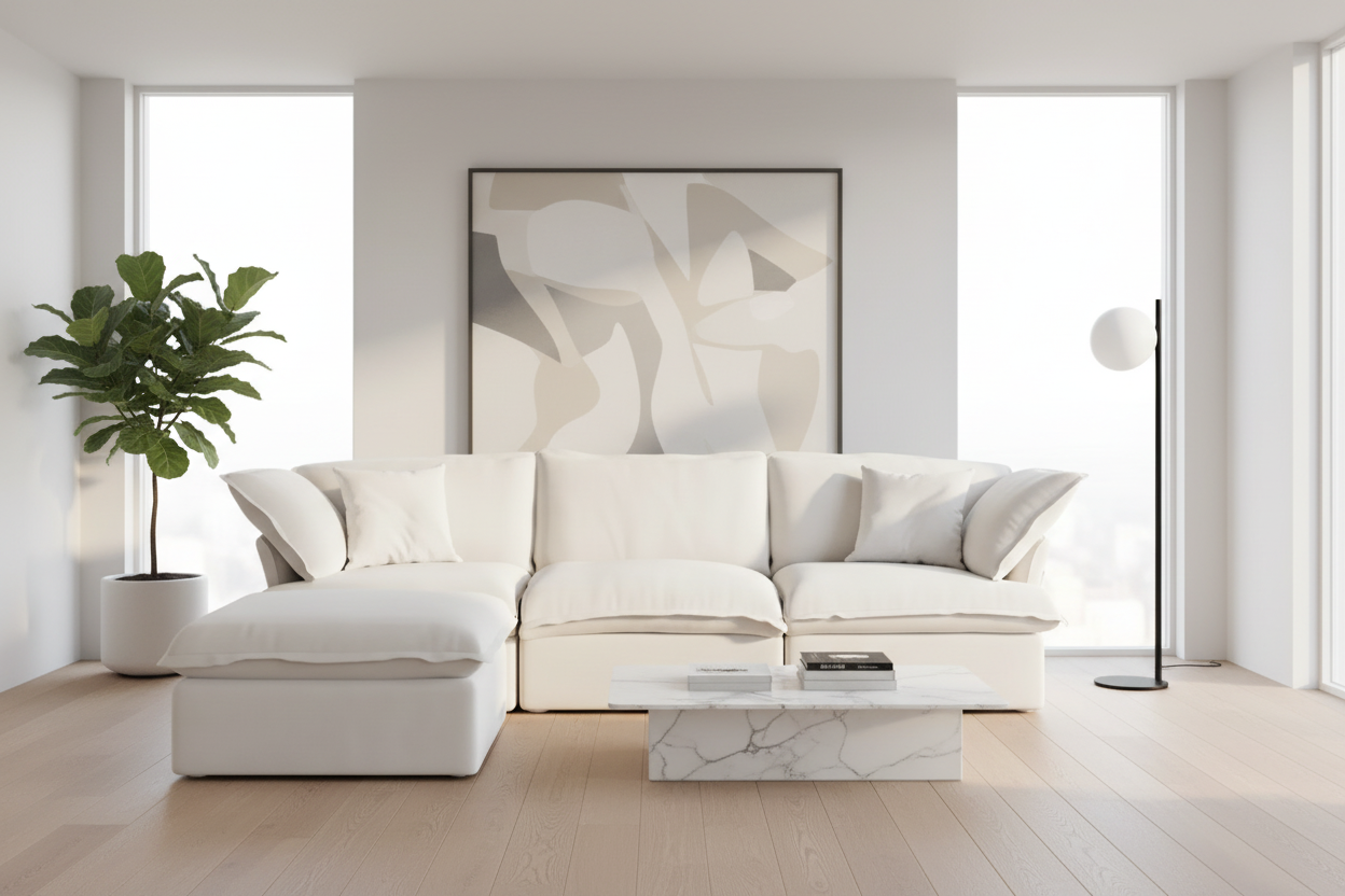 Sky Classic Linen Cloud Sofa