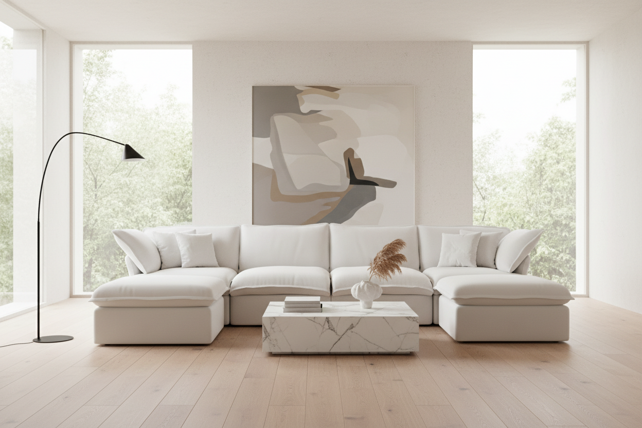 Sky Classic Linen Cloud Sofa