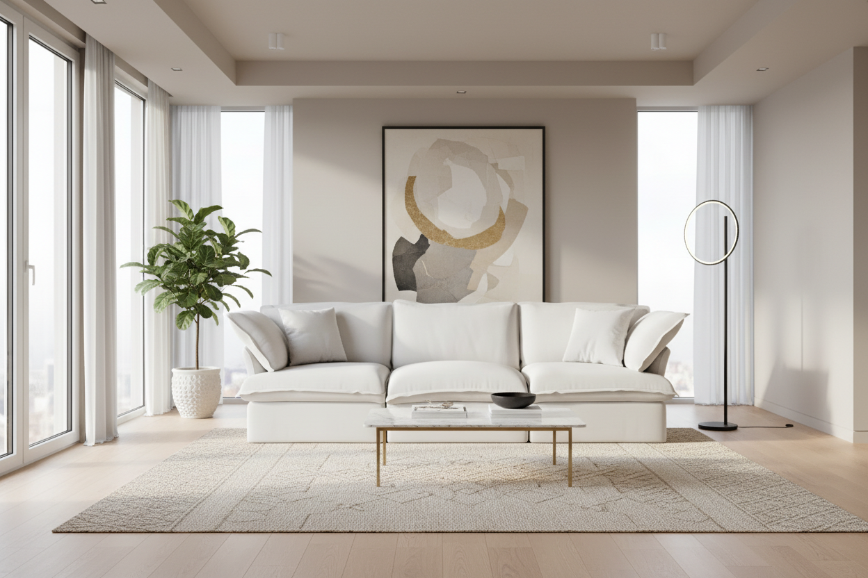 Sky Classic Linen Cloud Sofa