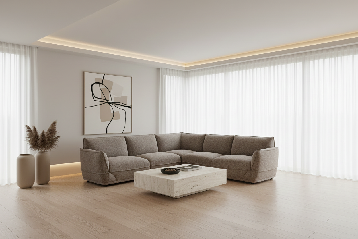 Canapé d'angle modulaire 5 pièces Scala