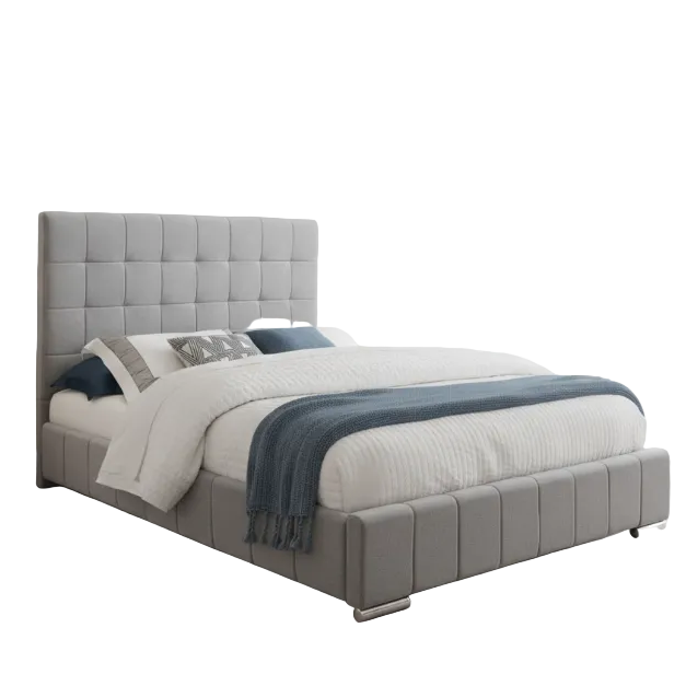 Lit Queen Size gris IF-5780
