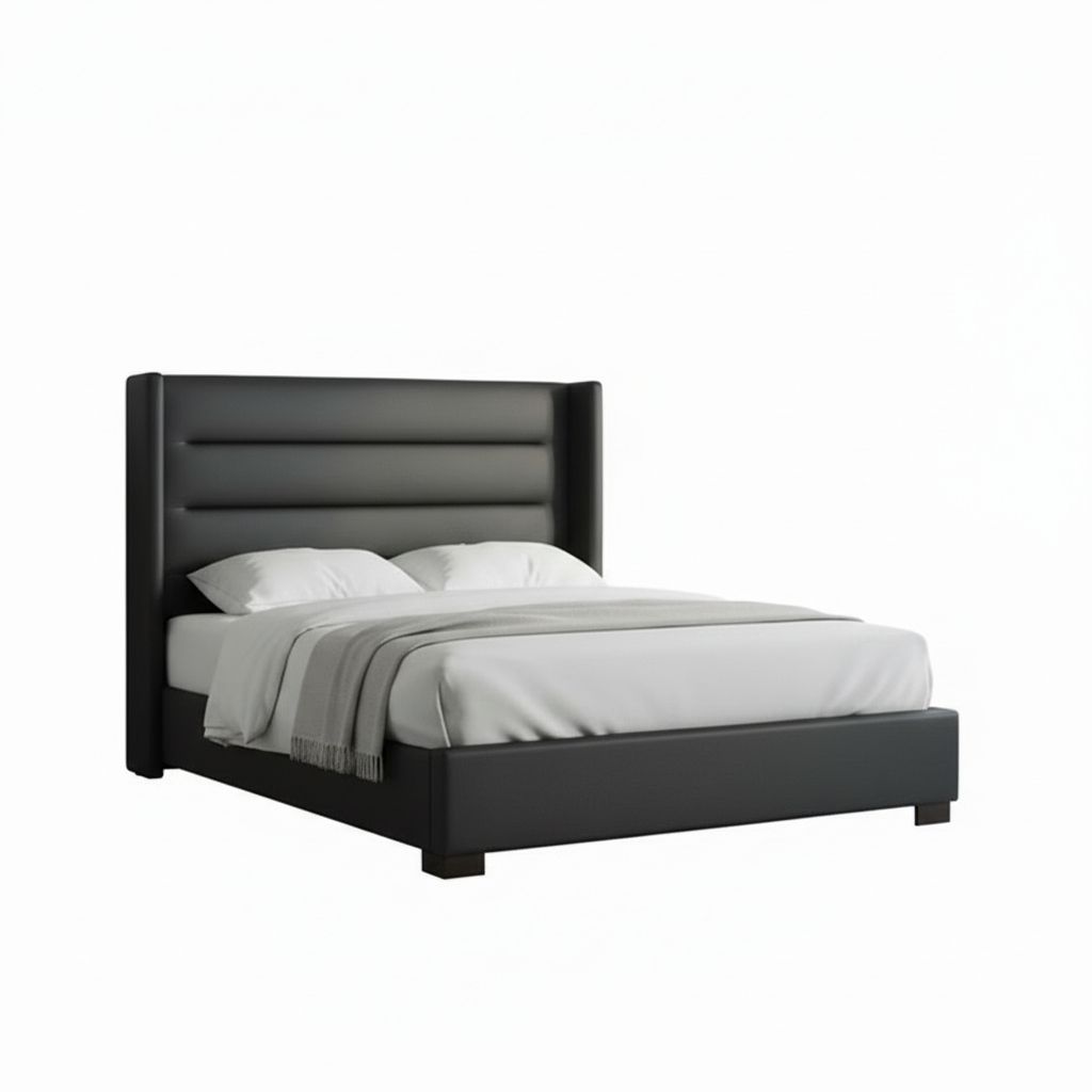 Lit Queen Size en PU gris IF-5242