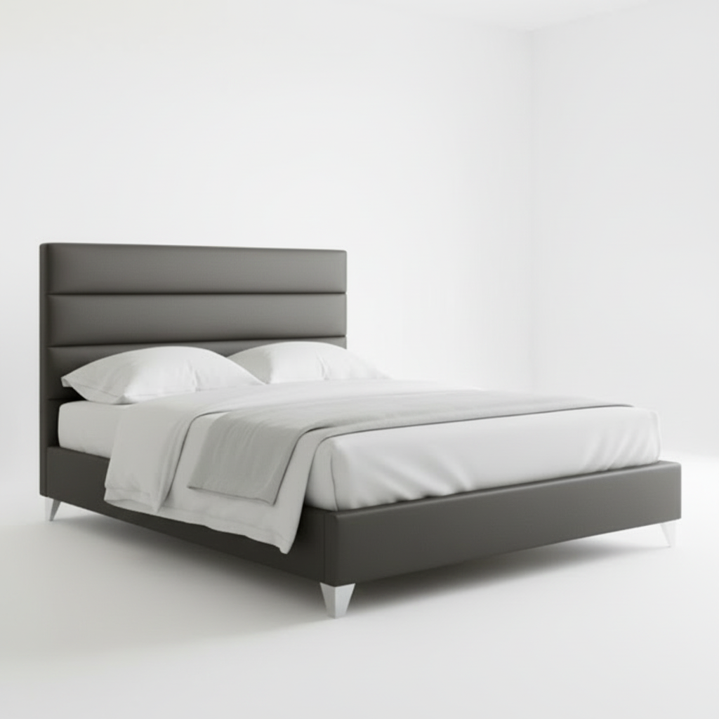 Lit Queen Size en PU gris IF-5236