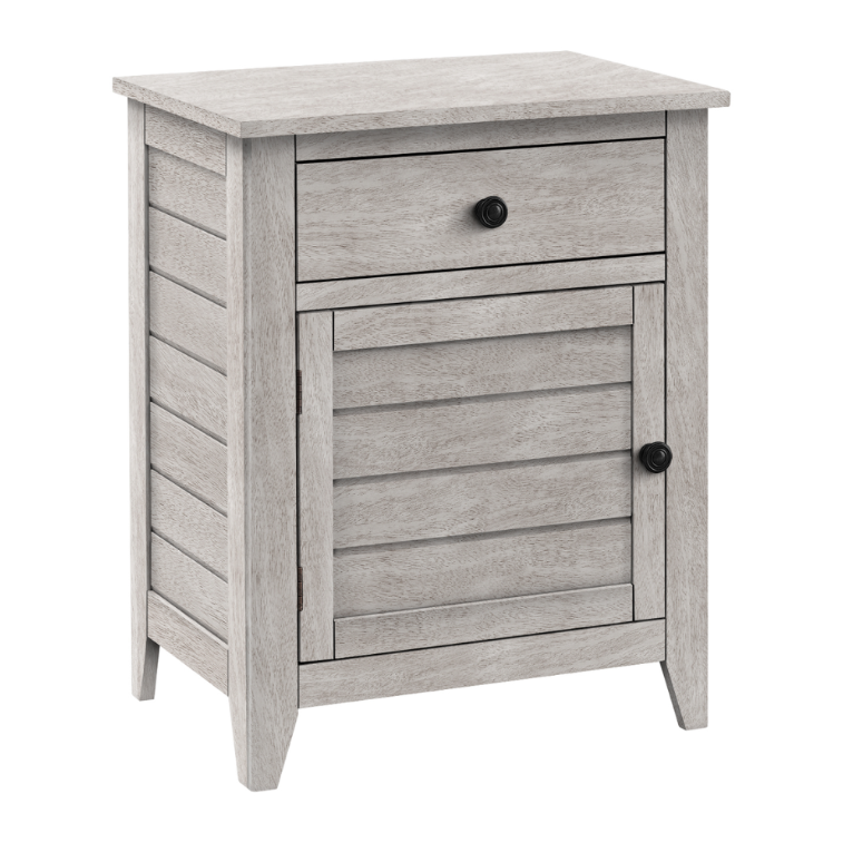 TABLE D'APPOINT - 25"H / TABLE D'APPOINT EN PLACAGE VERT ANTIQUE 