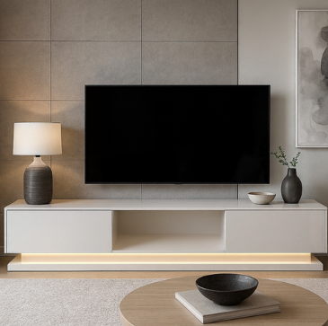 MEUBLE TV MODERNA BLANC
