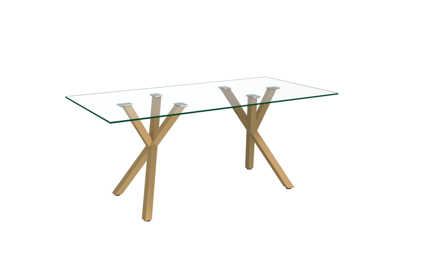 Stark Gl Cleo Wt-7Pc Dining Set