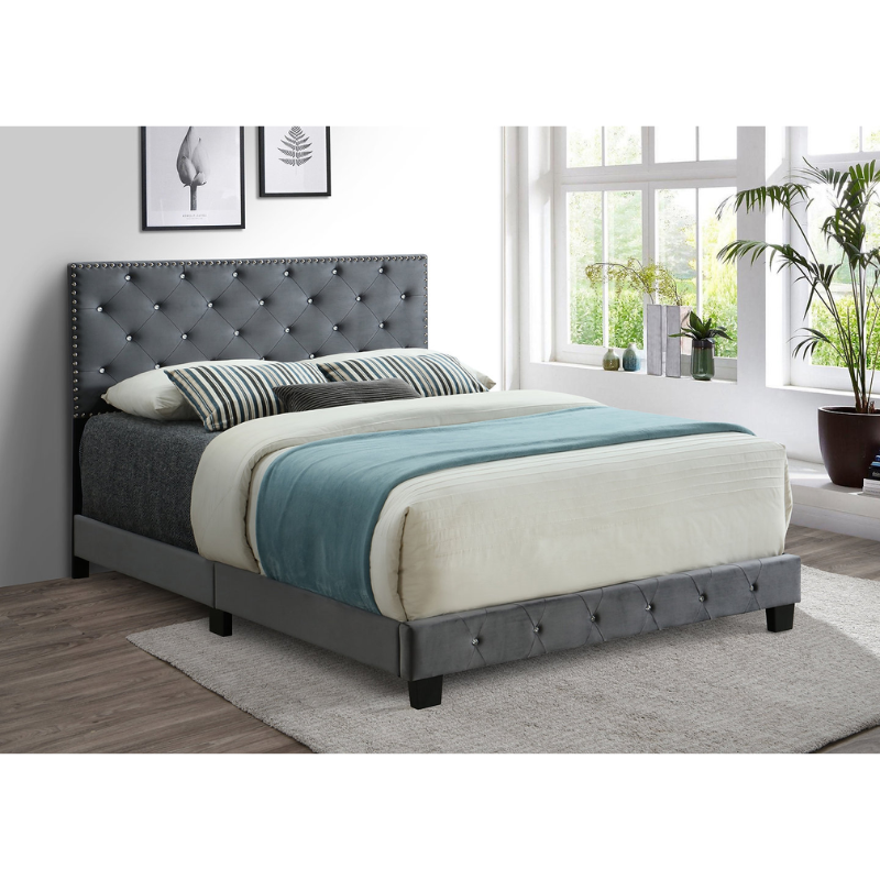 IF-5650 Grey  Double Bed
