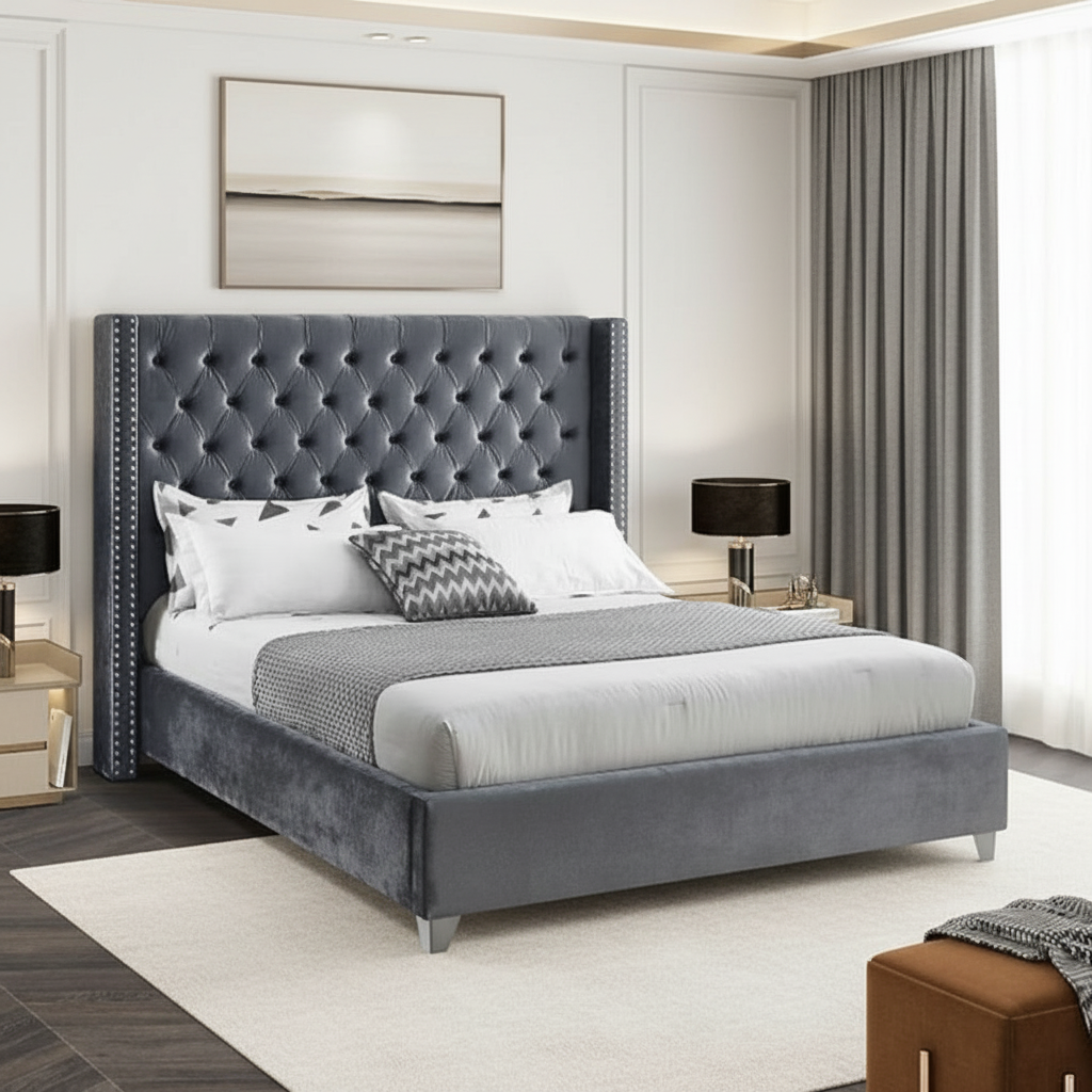 Lit de style contemporain IF-5890