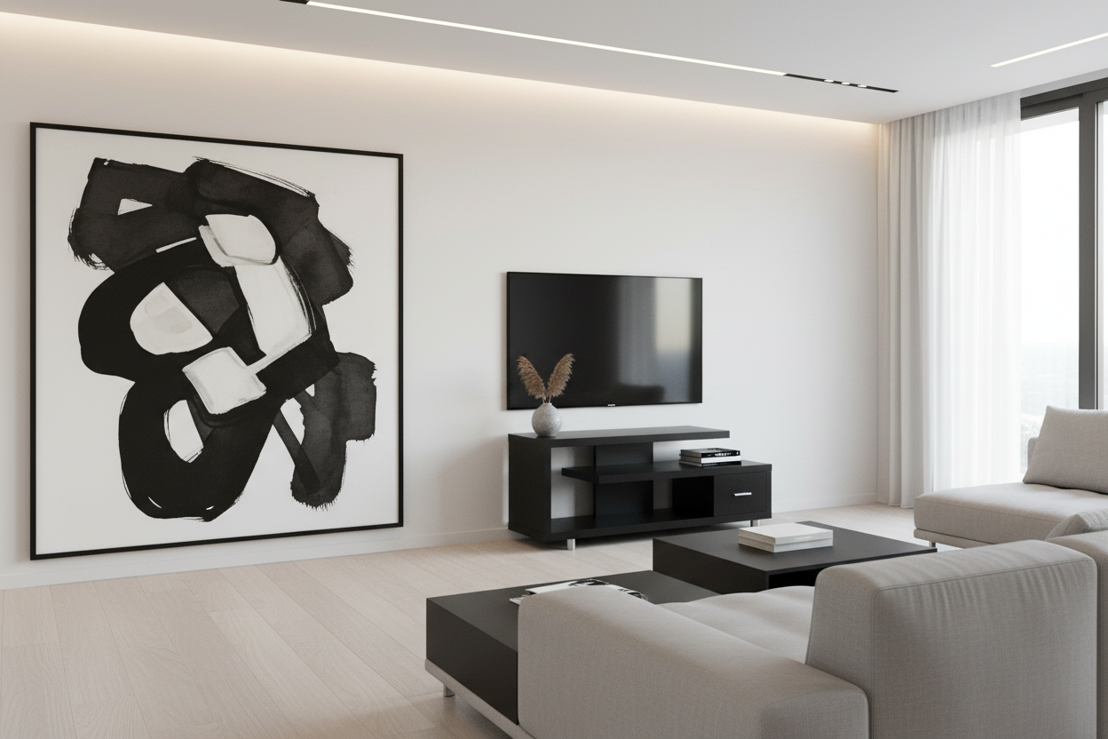 MEUBLE TV - 60"L / ESPRESSO AVEC 1 TIROIR