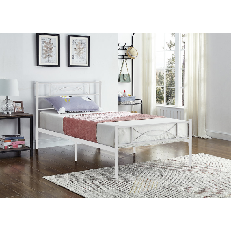 IF-154W White Single Bed