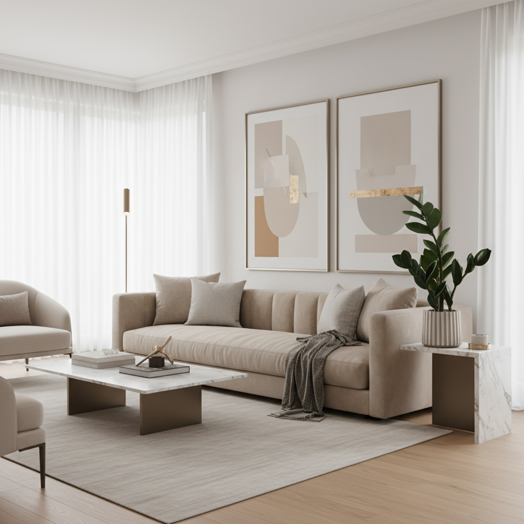 PLANTE ARTIFICIELLE - 20"H / INTÉRIEUR ZZ DANS UN POT EN CIMENT DE 5"