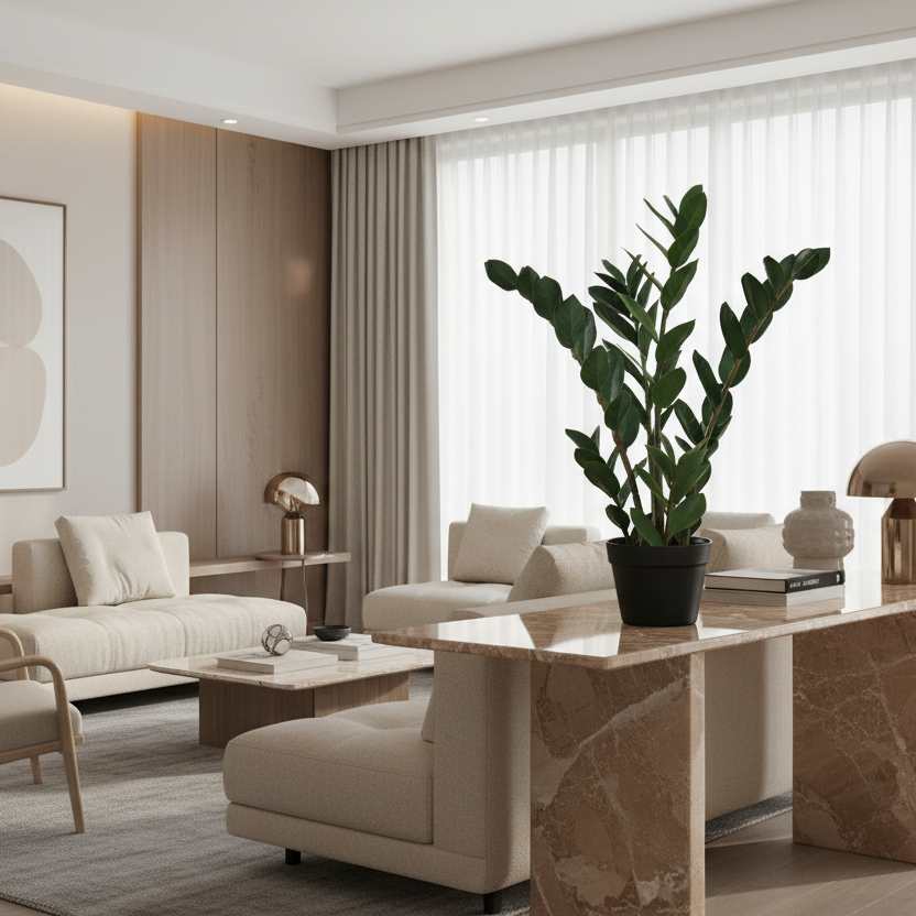 ARTIFICIAL PLANT - 29"H / INDOOR ZZ IN A 6" POT