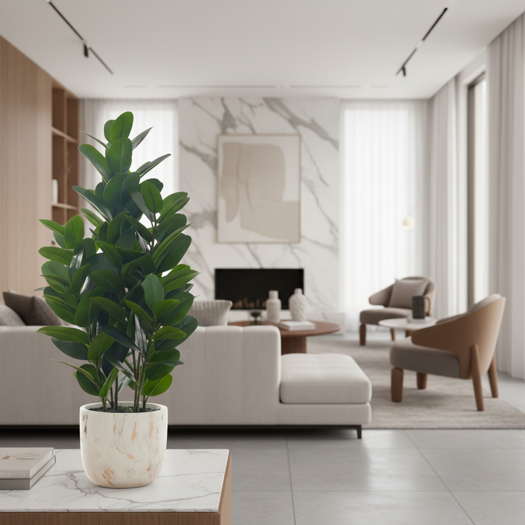 ARTIFICIAL PLANT - 31"H / INDOOR GARCINIA IN A 7" POT