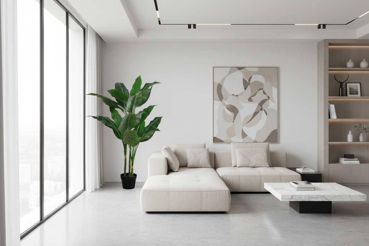 ARTIFICIAL PLANT - 42"H / INDOOR EVERGREEN IN A 5" POT