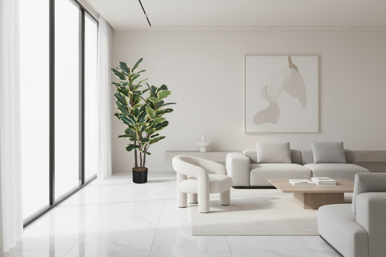 PLANTE ARTIFICIELLE - 47"H / CHÊNE D'INTÉRIEUR DANS UN POT DE 5"