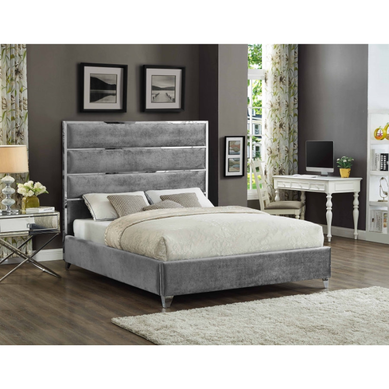 IF-5880 Grey Queen Bed