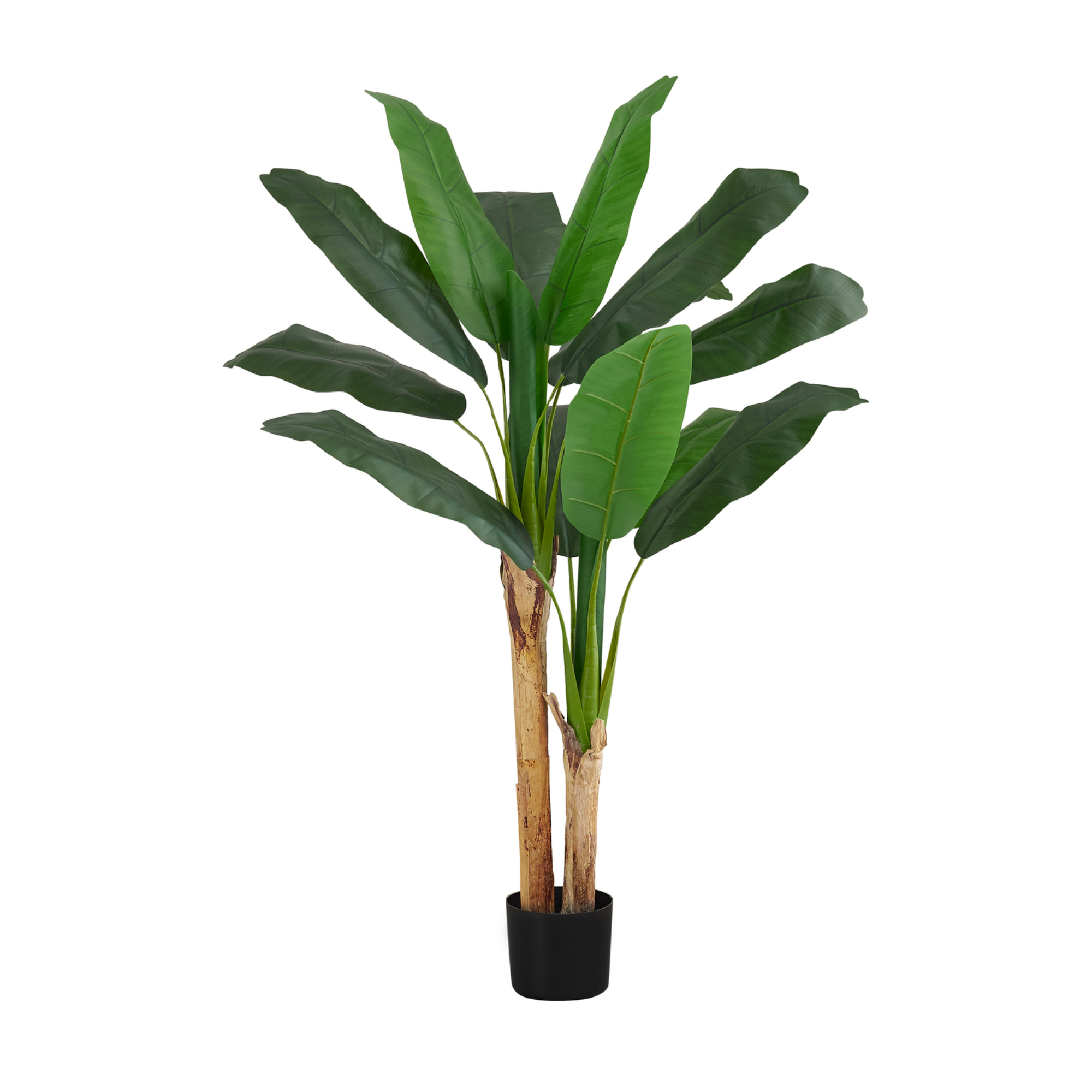 ARTIFICIAL PLANT - 55"H / INDOOR BANANA TREE IN A 6" POT