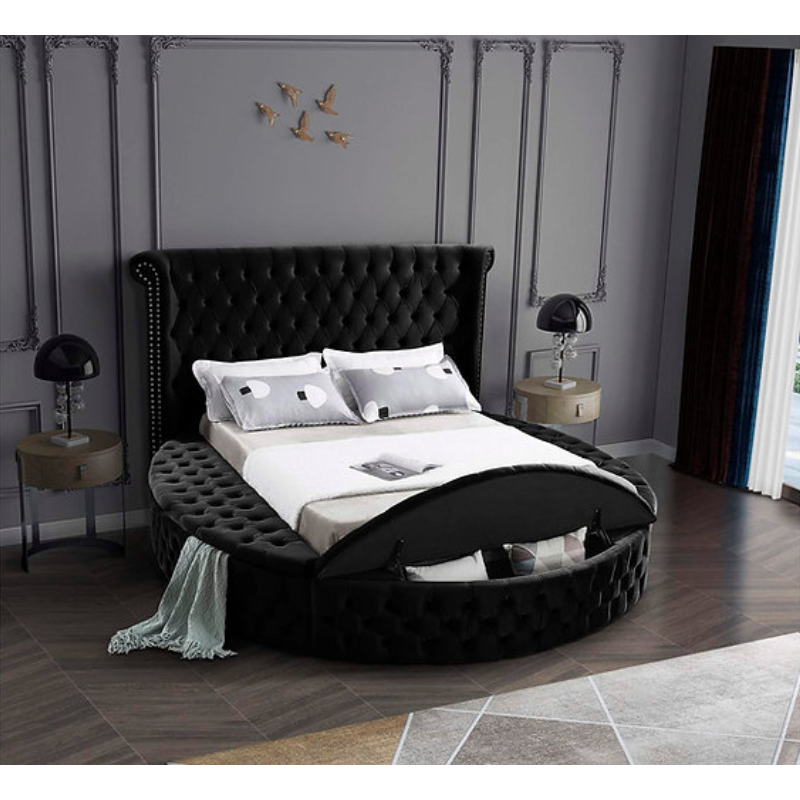 IF-5773 Black Queen Bed