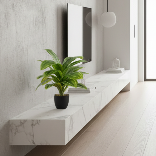 PLANTE ARTIFICIELLE - 43 cm de hauteur / DRACAENA D'INTÉRIEUR EN POT DE 10 cm