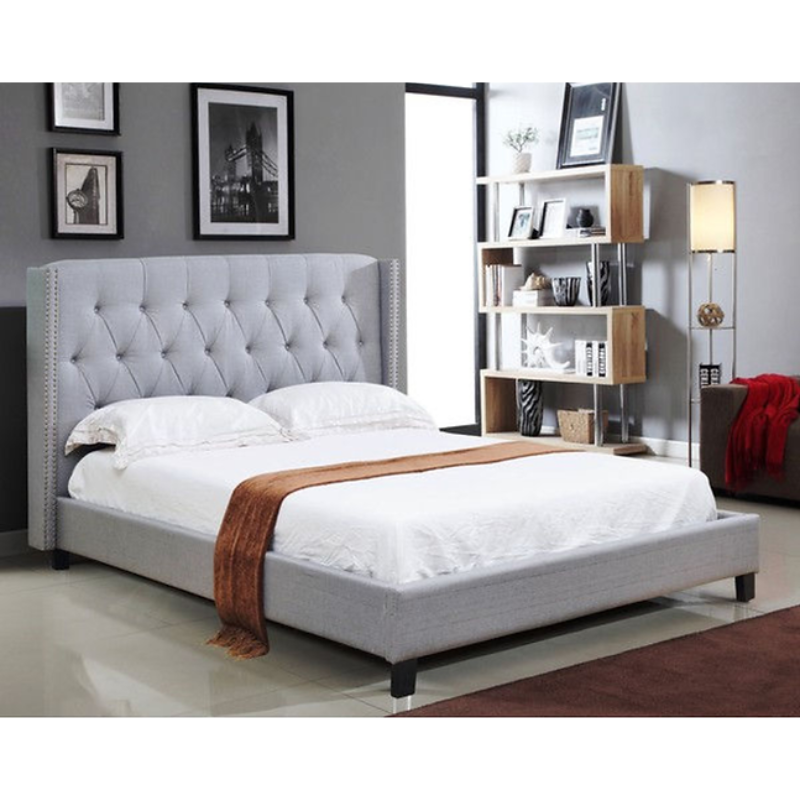 IF-5801 Grey  Double Bed