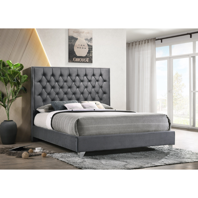 IF-5215 Grey King Bed