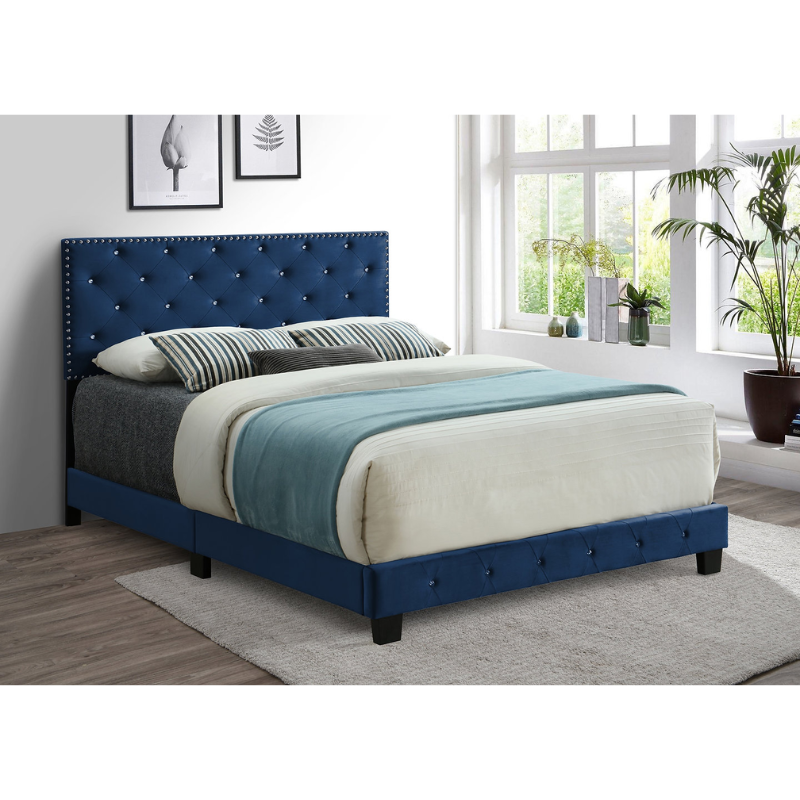 IF-5652 Blue  Double Bed