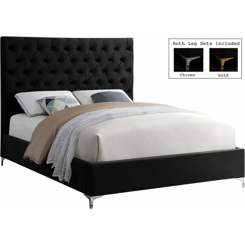IF-5643 Black Double Bed