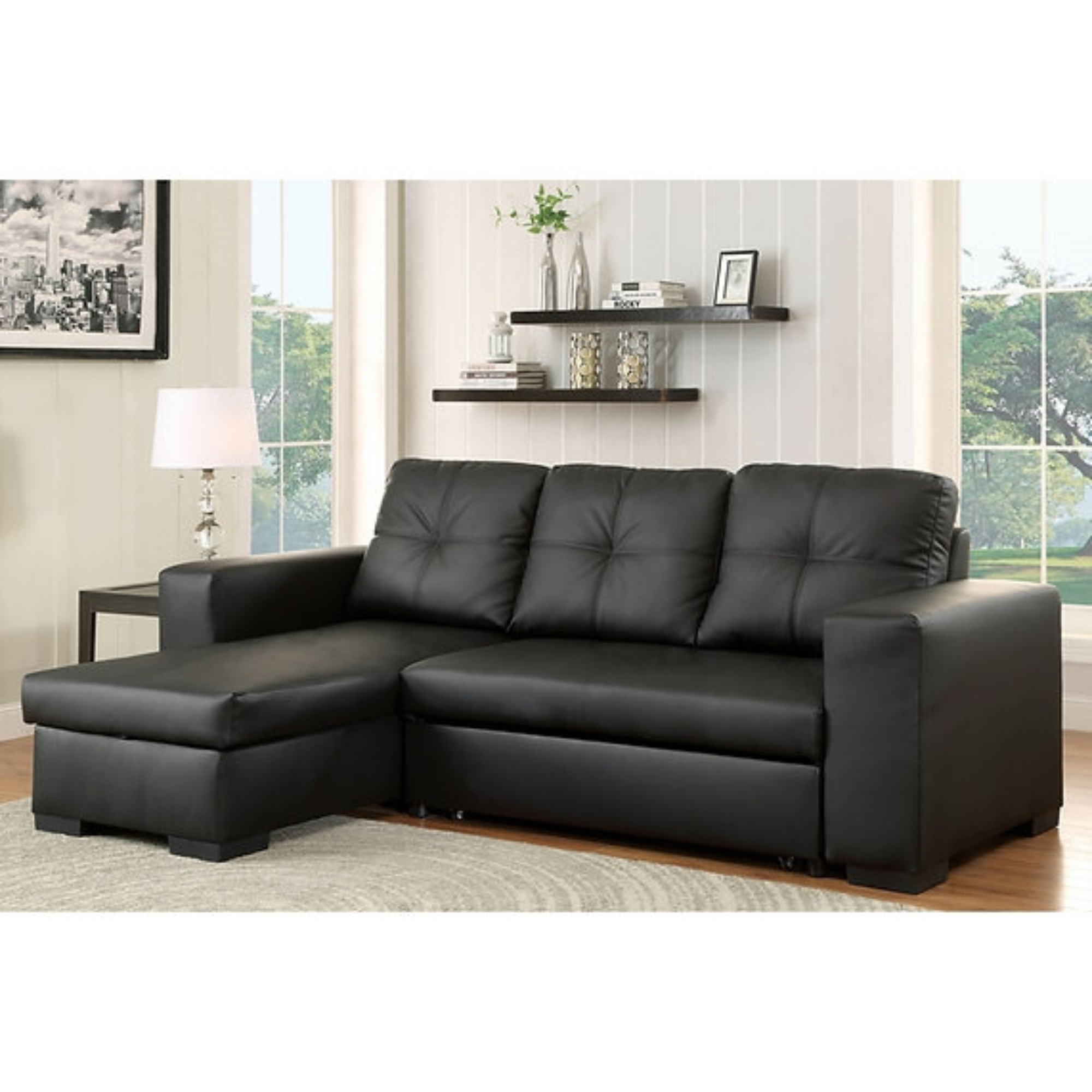 IF-9032 Reversible Chaise Sofa Bed