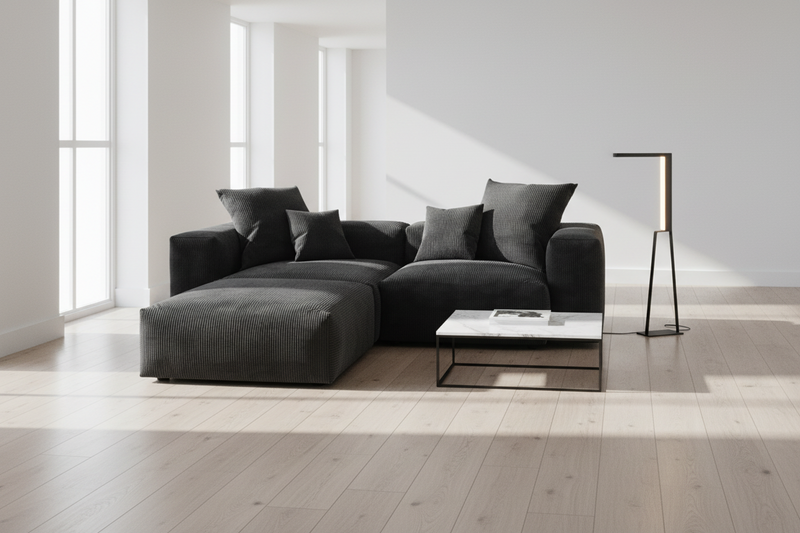 Inovo Modular Corduroy Sectional Sofa