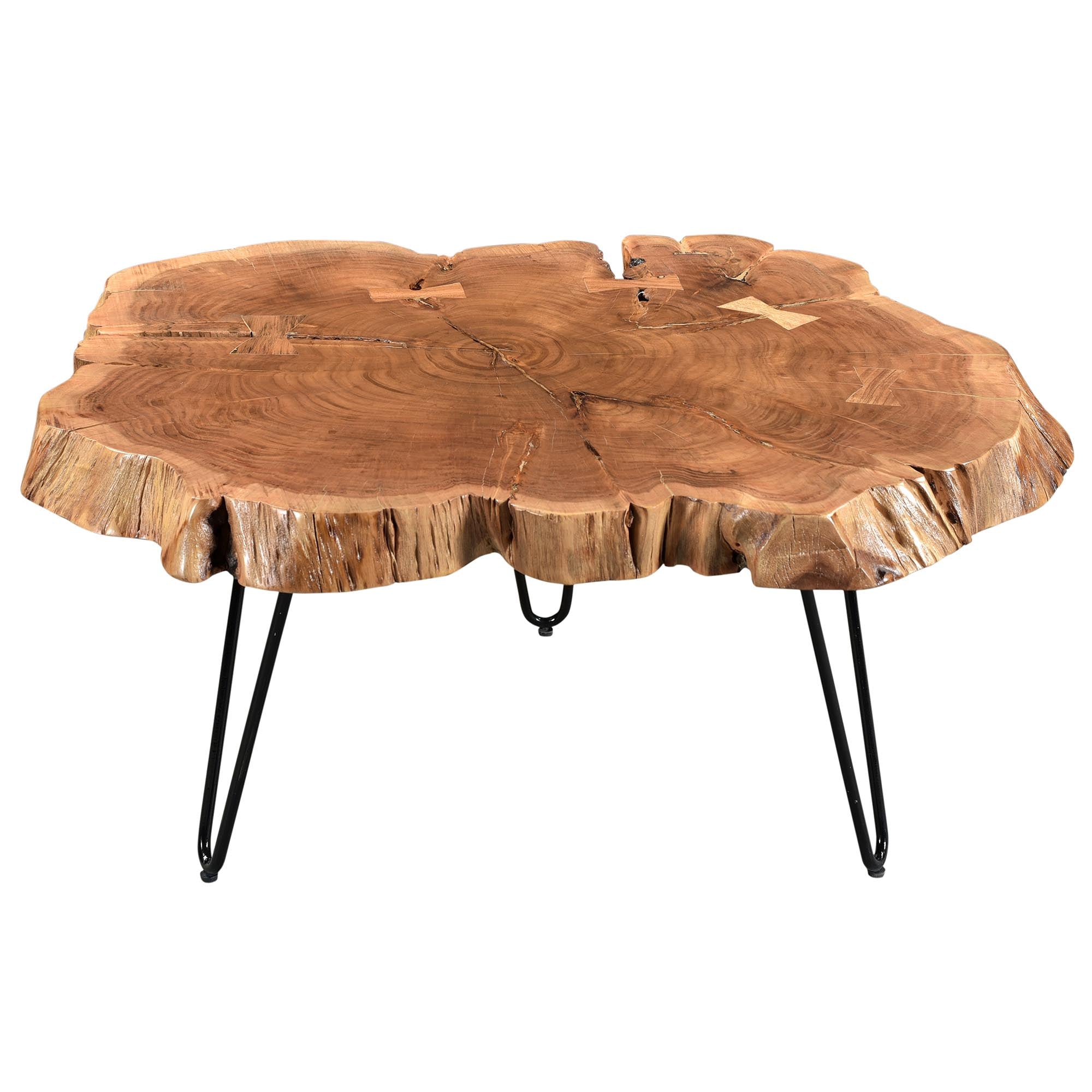 Nila Coffee Table in Natural and Black