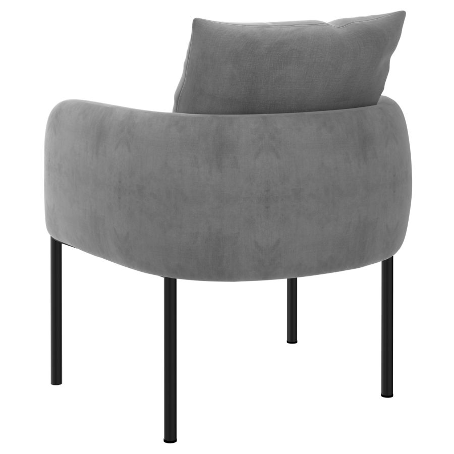 PETRIE GREY ACCENT CHAIR