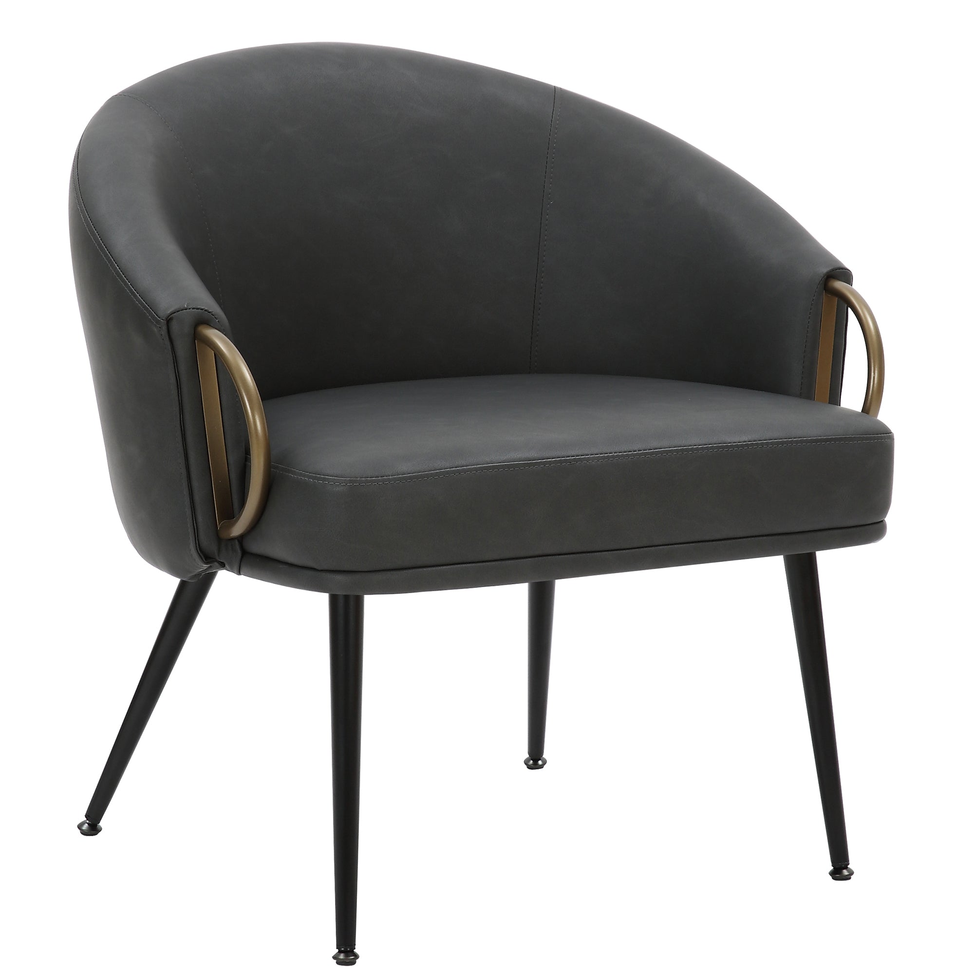 Zita Accent Chair-Charcoal