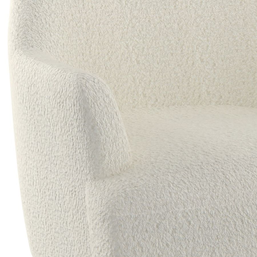 ZOEY ACCENT CHAIR IN CREAM BOUBLE