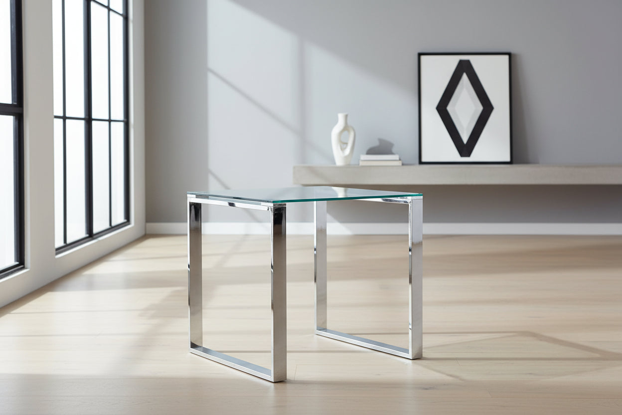 Table d'appoint Zevon en argent