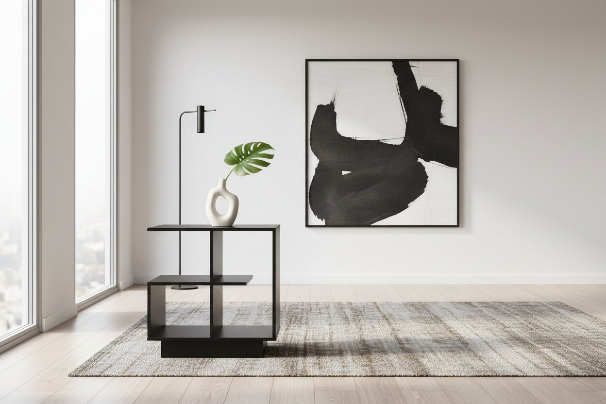 TABLE D'APPOINT - 24"H / ESPRESSO