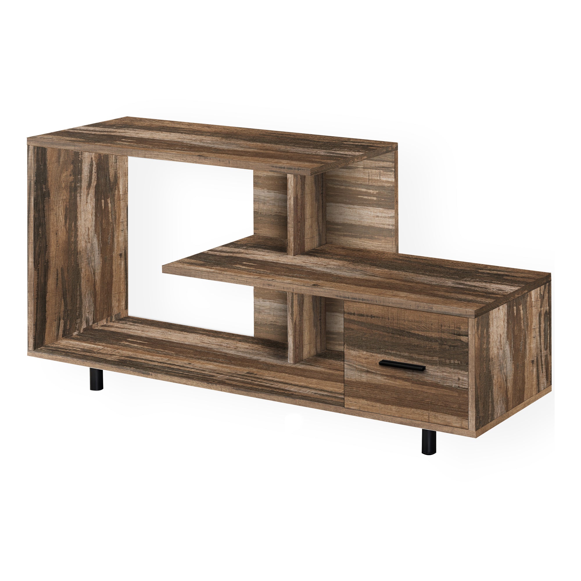 TV STAND - 48"L / BROWN RECLAIMED / 1 DRAWER